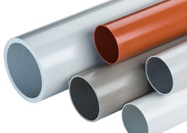 PVC-U pipes for industrial use