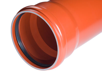 PVC-U smooth multilayer sewer pipes in accordance with EN 1401-1 and EN 13476-2 with a ring stiffness of SN12