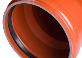 PVC-U smooth multilayer sewer pipes in accordance with EN 1401-1 and EN 13476-2 with a ring stiffness of SN12